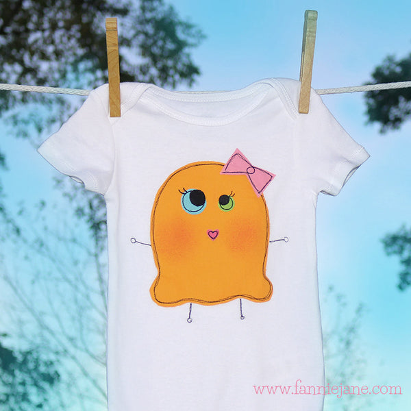 Monster girl snap bottom t-shirt